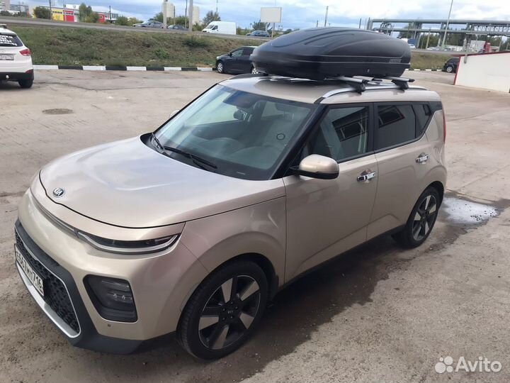 Автобокс Aerobox 470л двусторонний на Киа Соул