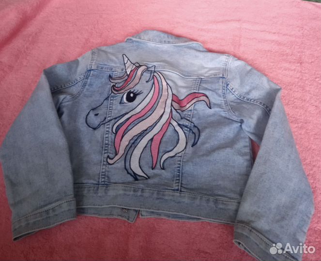 Джинсовая куртка детская