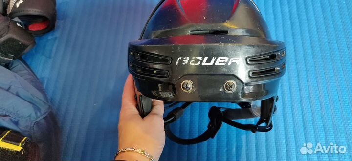Шлем хоккейный Bauer чёрный 51-55см бу