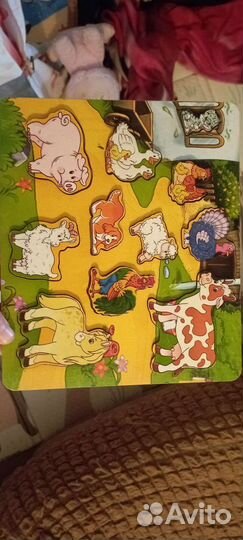 Развивающие деревянные игрушки