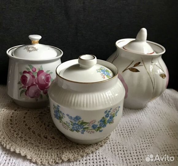 Сахарницы разные винтаж
