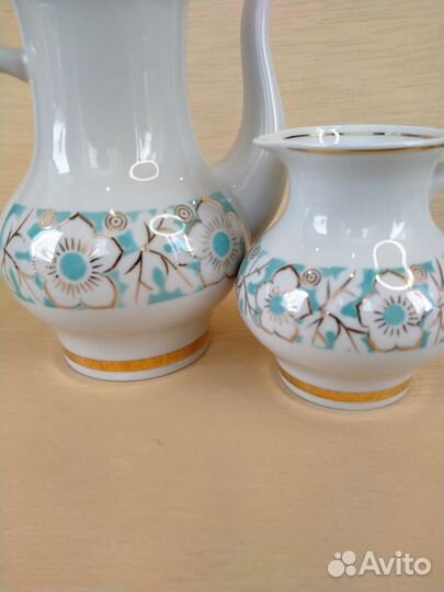 Кофейник и молочник Довбыш