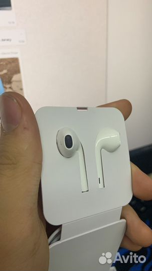 Наушники earpods lightning проводные оригинал