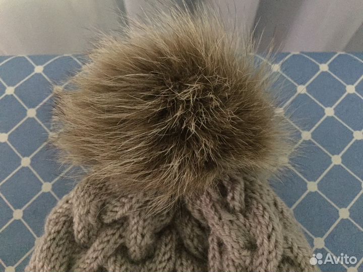 Шапочка и варежки шерсть мериноса