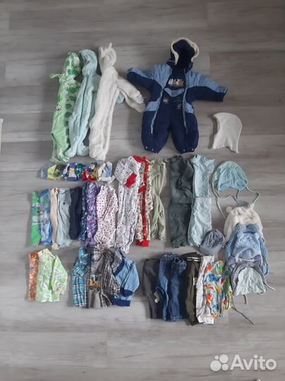 Детские вещи пакетом 3-6 мес