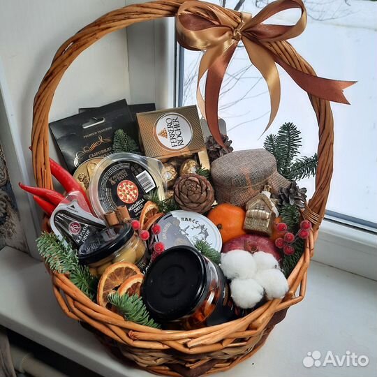 Подарочные корзины съедобные