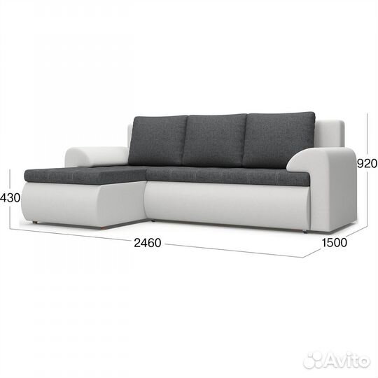 Угловой диван, диван-кровать Beneli цезарь(левый)