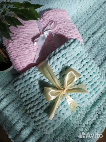 Плед детский плюшевый