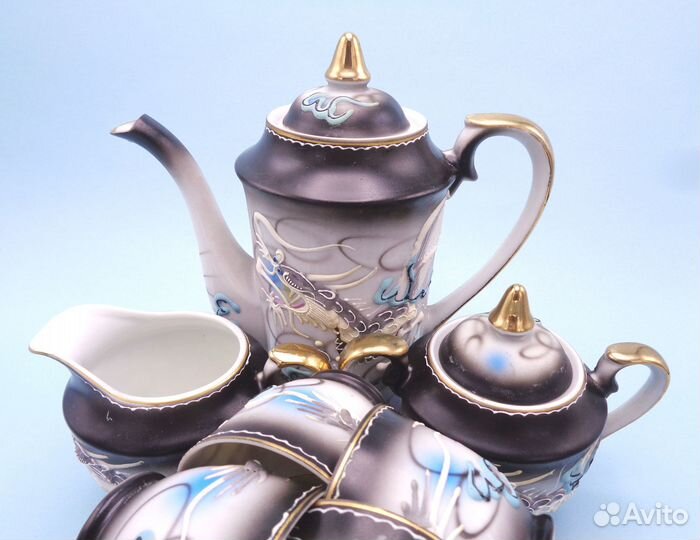 Сервиз кофейный. Дракон. 1950 е годы