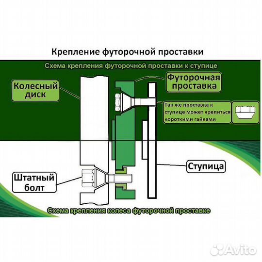 Проставка 40SP5114.3-60.1(stud12x1.5) Step Black