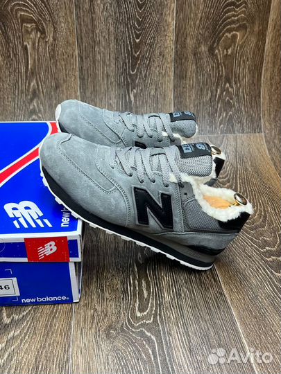 Кроссовки New balance 574 с мехом мужские