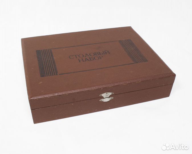 Набор столовых предметов 12 шт, ложки и вилки, нер