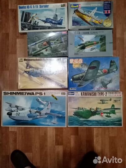 Модель самолета в 32 и 48 масштабе