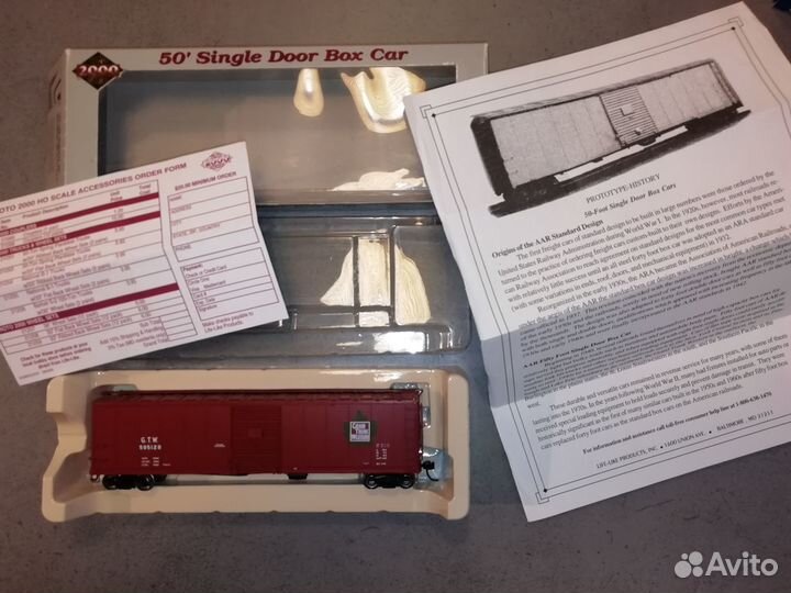 Вагон для перевозки автомобилей proto 2000 HO 1:87