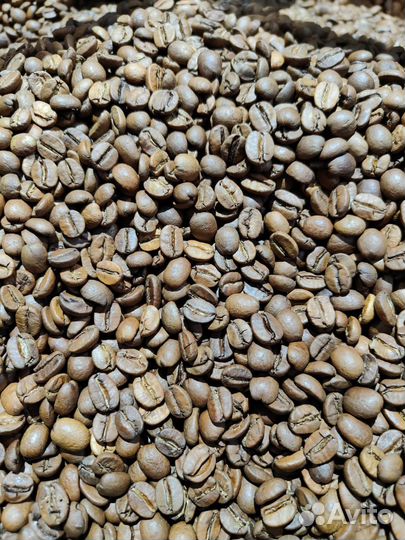 Свежеобжаренный кофе Бразилия Сантос 1кг