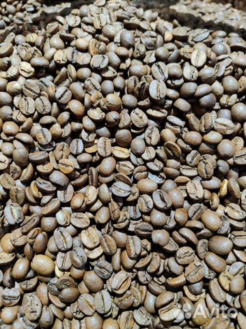 Свежеобжаренный кофе Бразилия Сантос 1кг