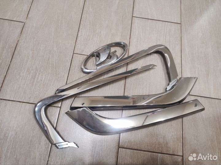 Хром накладки ваз Веста