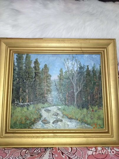 Картина маслом на холсте пейзаж