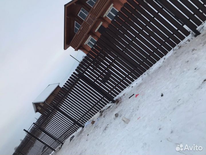 Забор под ключ из евроштакетника