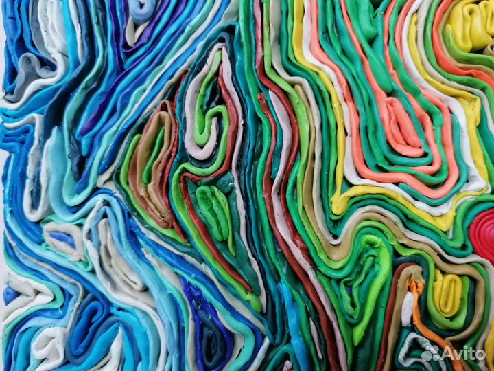 Картина из пластилина 