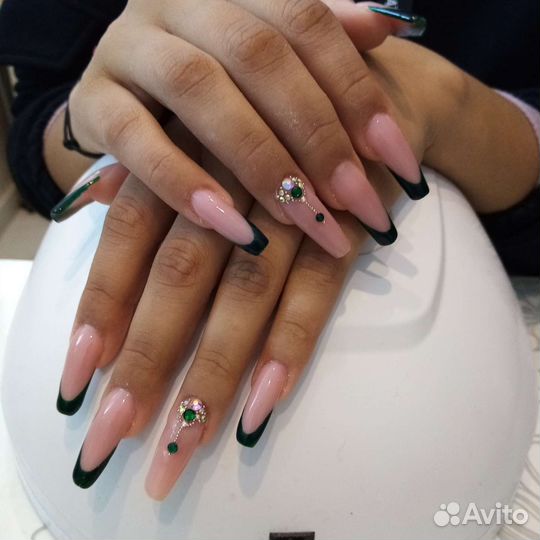 Наращивание ногтей гелем шиллак (гель-лак)