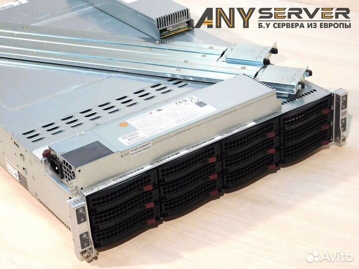 Сервер Supermicro 6028TR 8x E5-2650v4 128Gb 12LFF