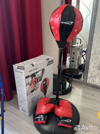 Боксерская груша детская напольная