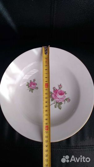 Сервиз с розами гдр по предметно