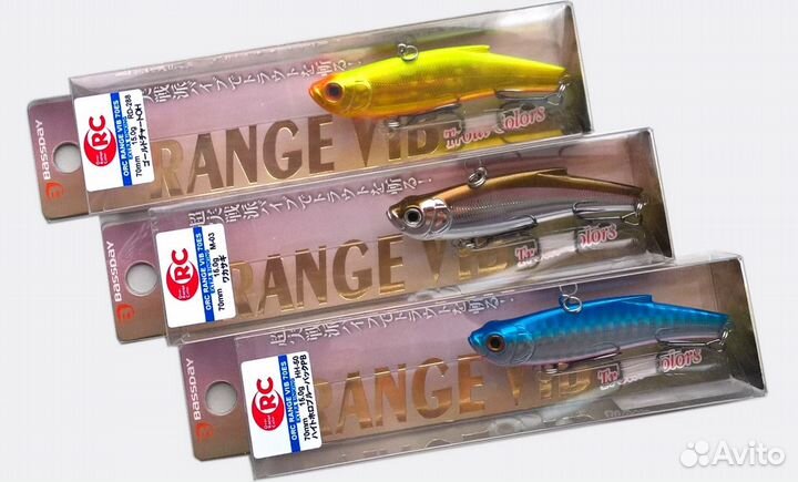 Вибы Bassday Range Vib 70ES (8 цветов). Оригинал