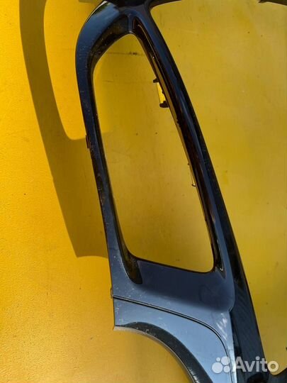 Рамка магнитолы Opel Astra J GTC черная глянец