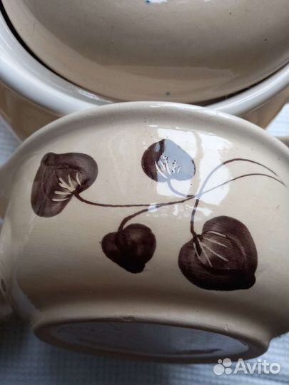 Набор столовой посуды, керамика СССР