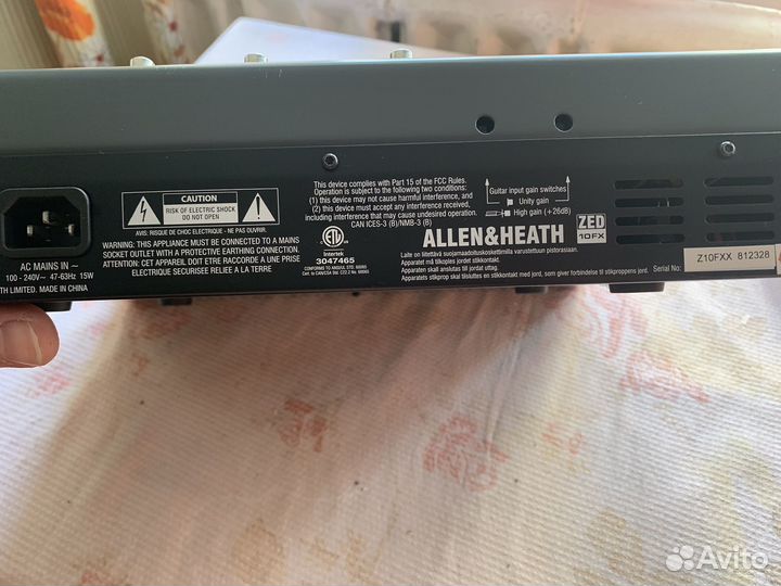 Микшерный пульт allen heath zd10 fx