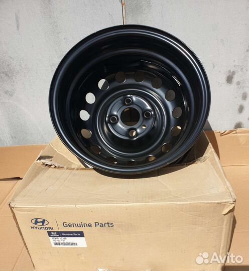 Диск колеса стальной R14 Kia Rio Hyundai Accent