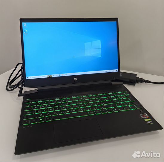 Ноутбук HP Pavilion gaming 15-ec1046ur