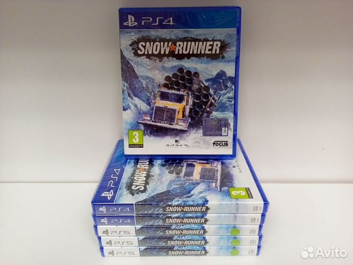 Snowrunner ps4 ps5 новый диск