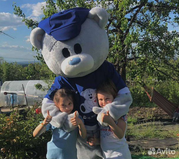 Ростовая кукла Экспресс поздравление Мишка Тедди