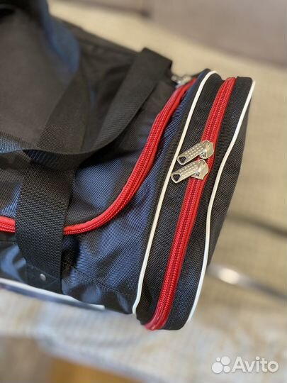 Хоккейный баул на колесах вышивка 28дюймов детск