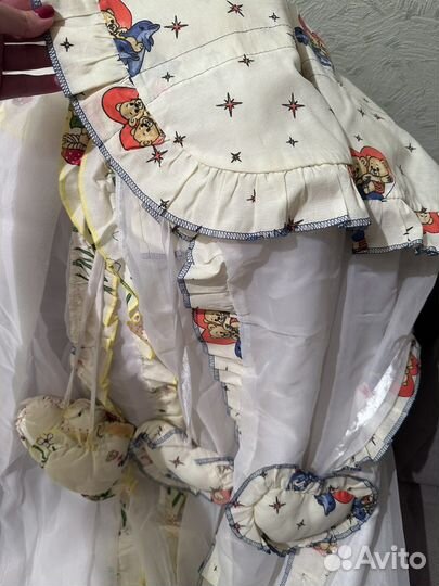 Балдахин на детскую кроватку 2 штуки