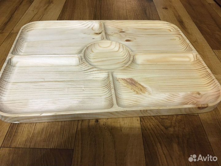 Менажница, посуда из дерева