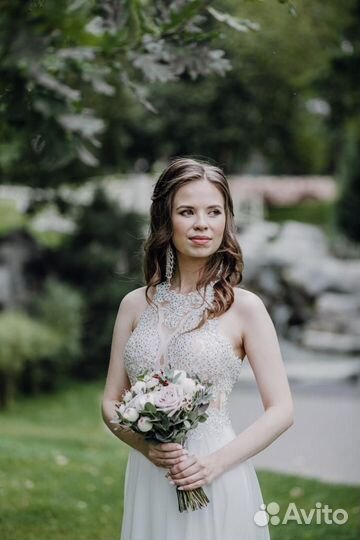 Свадебное платье в пол 42-44