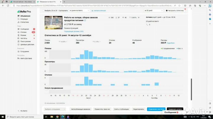 Размещу объявления на авито в любой категории