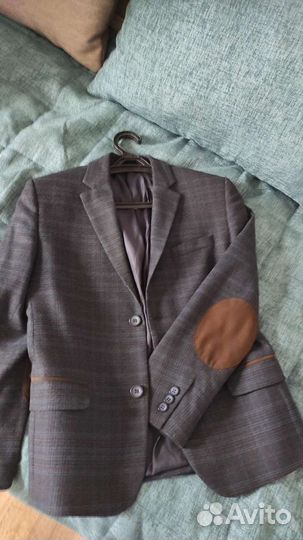 Пиджак школьный для мальчика 146