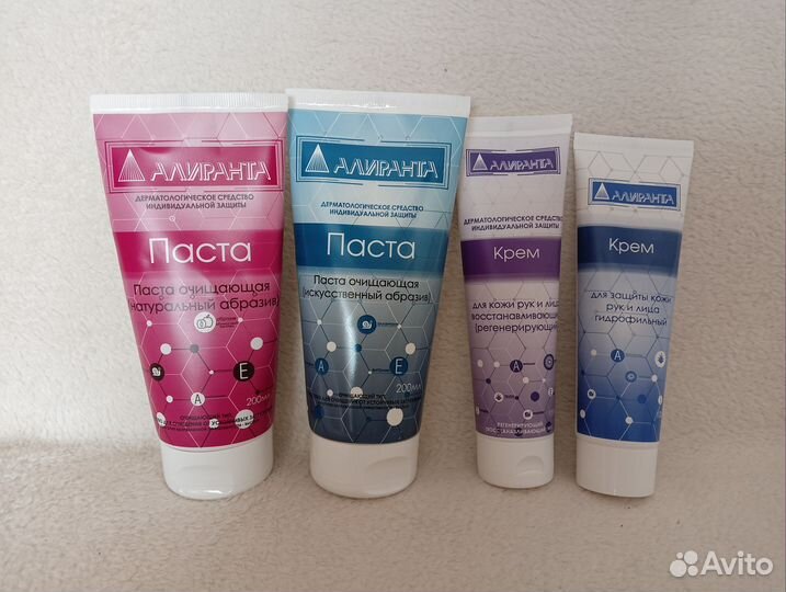 Крем, паста очищающая (абразив) Алиранта