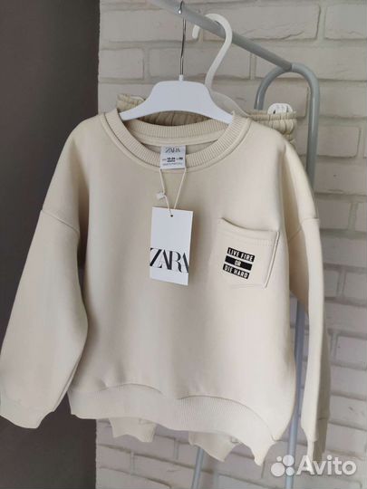 Костюм Zara теплый детский на флисе (98-116)