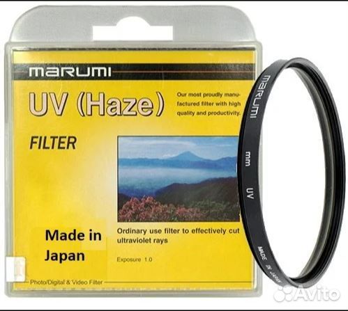 Фотофильтр Marumi filter UV (Haze) 72mm