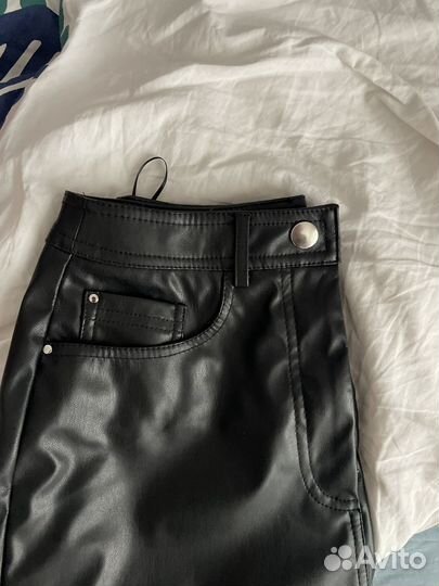 Кожаная юбка