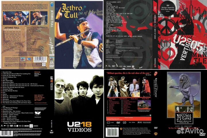 Rock / Pop / DVD Made in Europe. USA