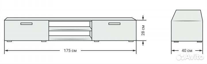 Тумба под тв новая