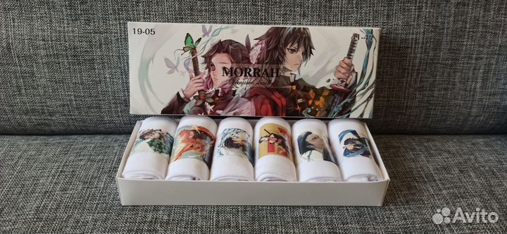 Носки morrah, аниме принт (Различные варианты)