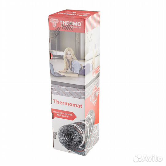 Теплый пол нагревательный мат Thermo Thermomat 4 к